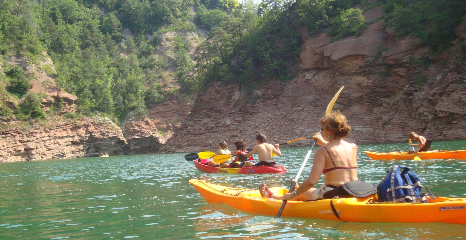 Escursioni al lago in kayak